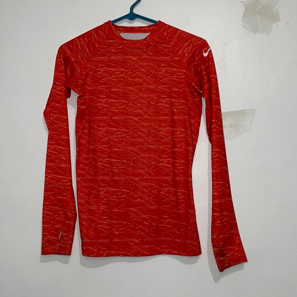 Size XS Nike Long Sleeve Orange Shirt